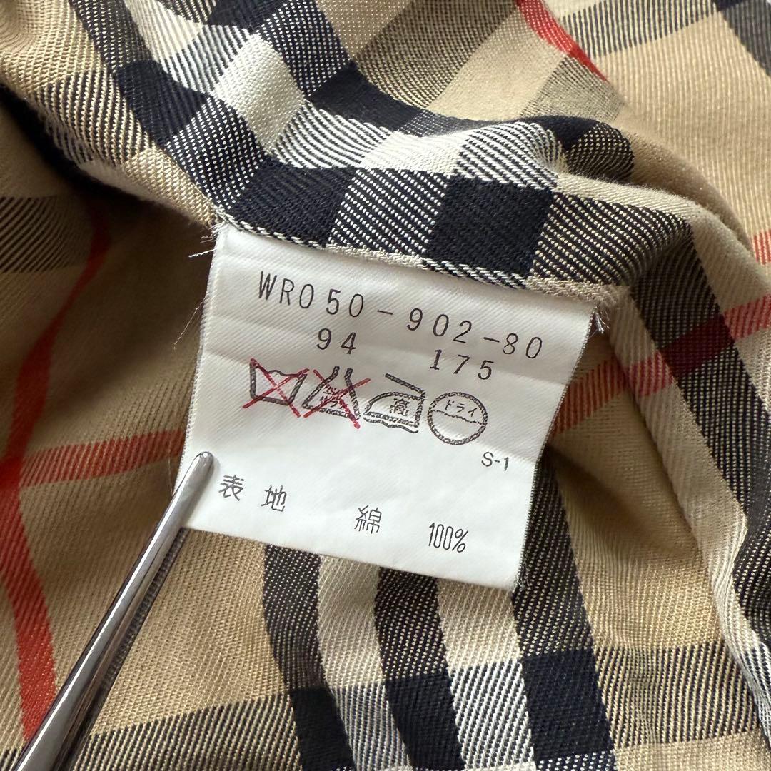 Burberry's ステンカラーコート ノバチェック 比翼 ベージュ