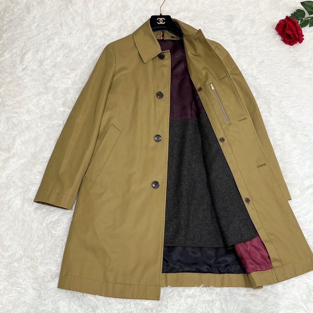 ほぼ未使用✨ ポールスミス ステンカラーコート ライナー ベージュ系