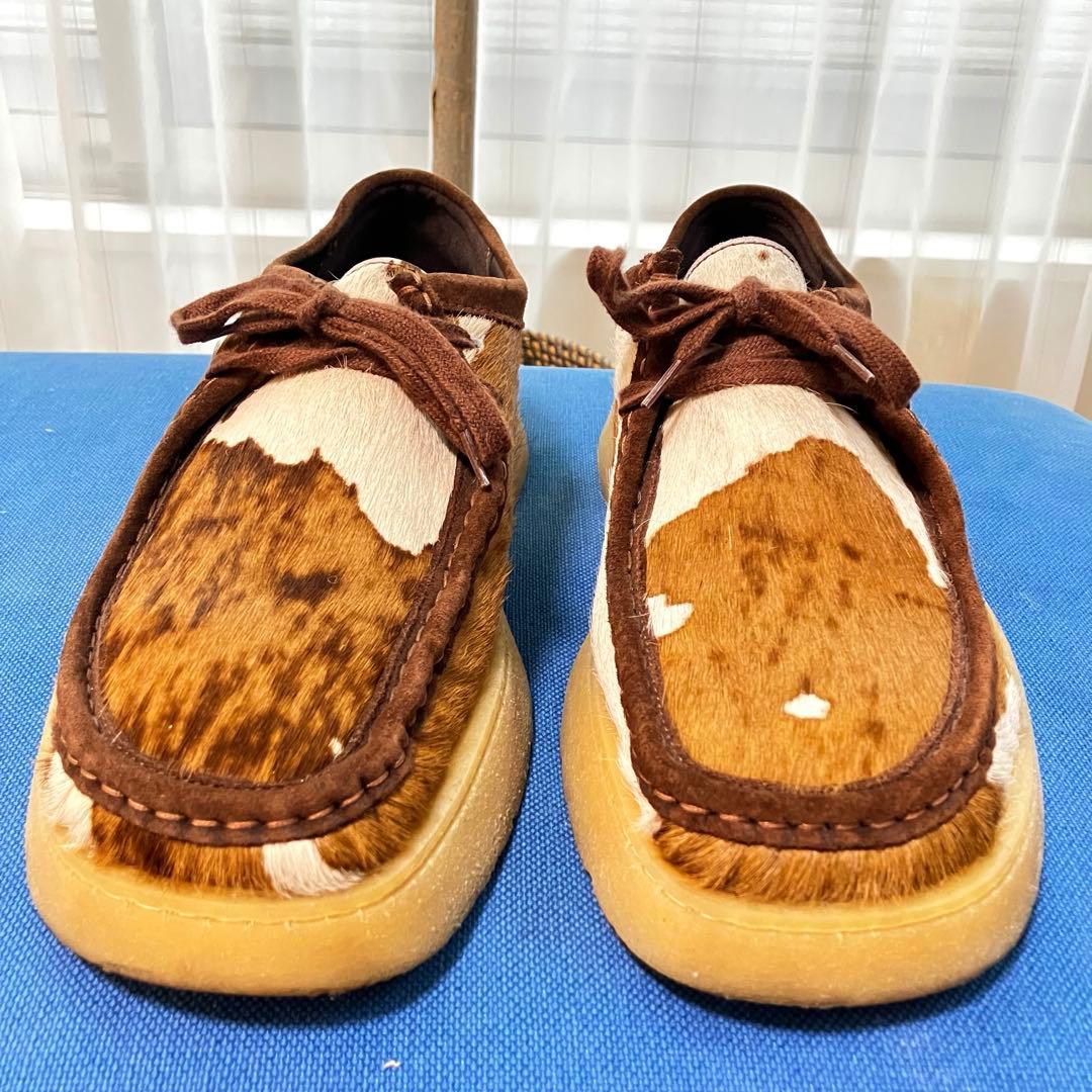 Clarks × ZARA クラークス ザラ ワラビー ハラコ素材 EU44 - 靴