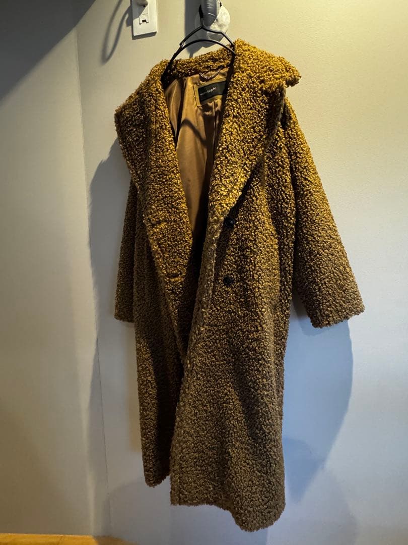 NOLLY'S テディファー ロングコート