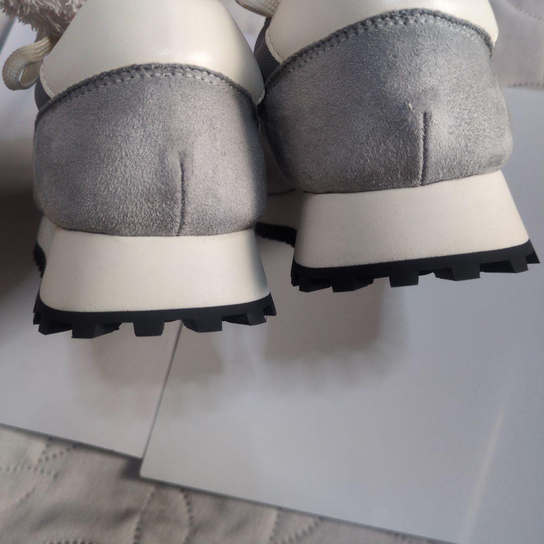 マリークワント　デイジーエンブロコンビ スニーカー　グレー　22.5cm