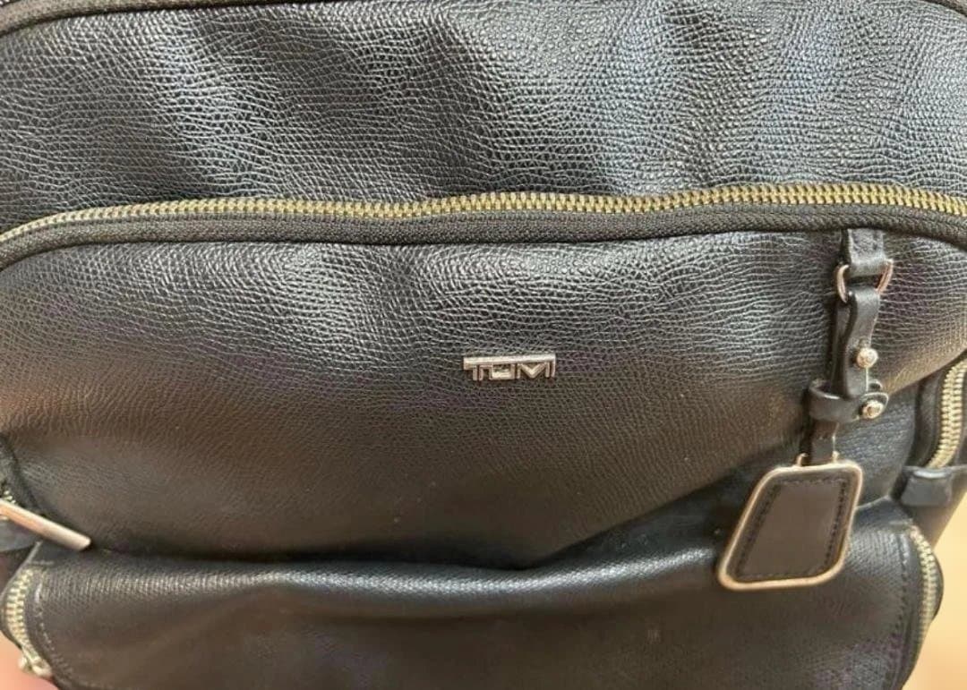 【定価9万】TUMI トゥミ レザー バックパック 黒 リュック