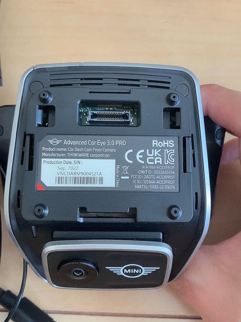 MINI 純正ドライブレコーダー miniドラレコ ミニドラレコ