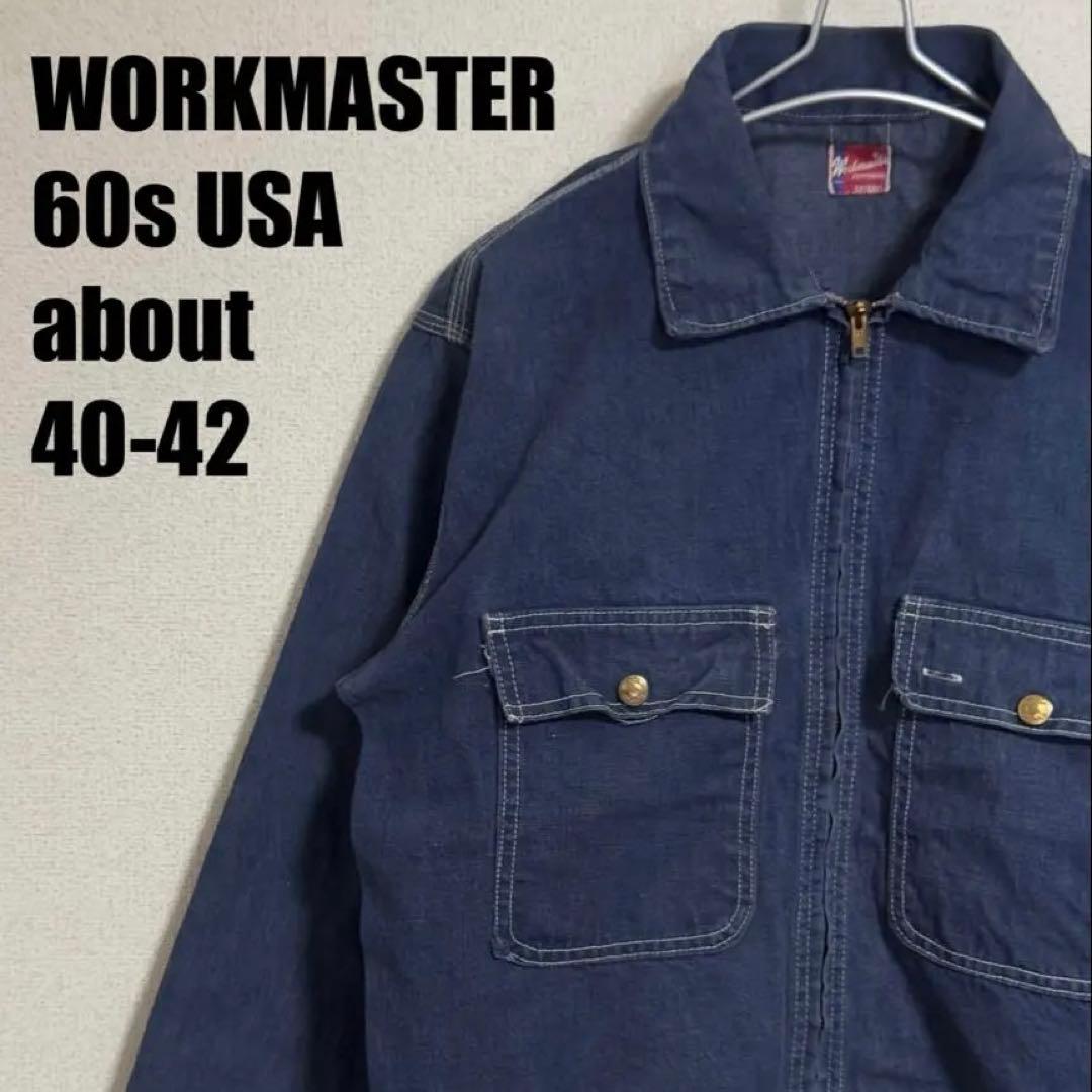 WORKMASTER 60s USA製 デニムジャケット デニムワークジャケット