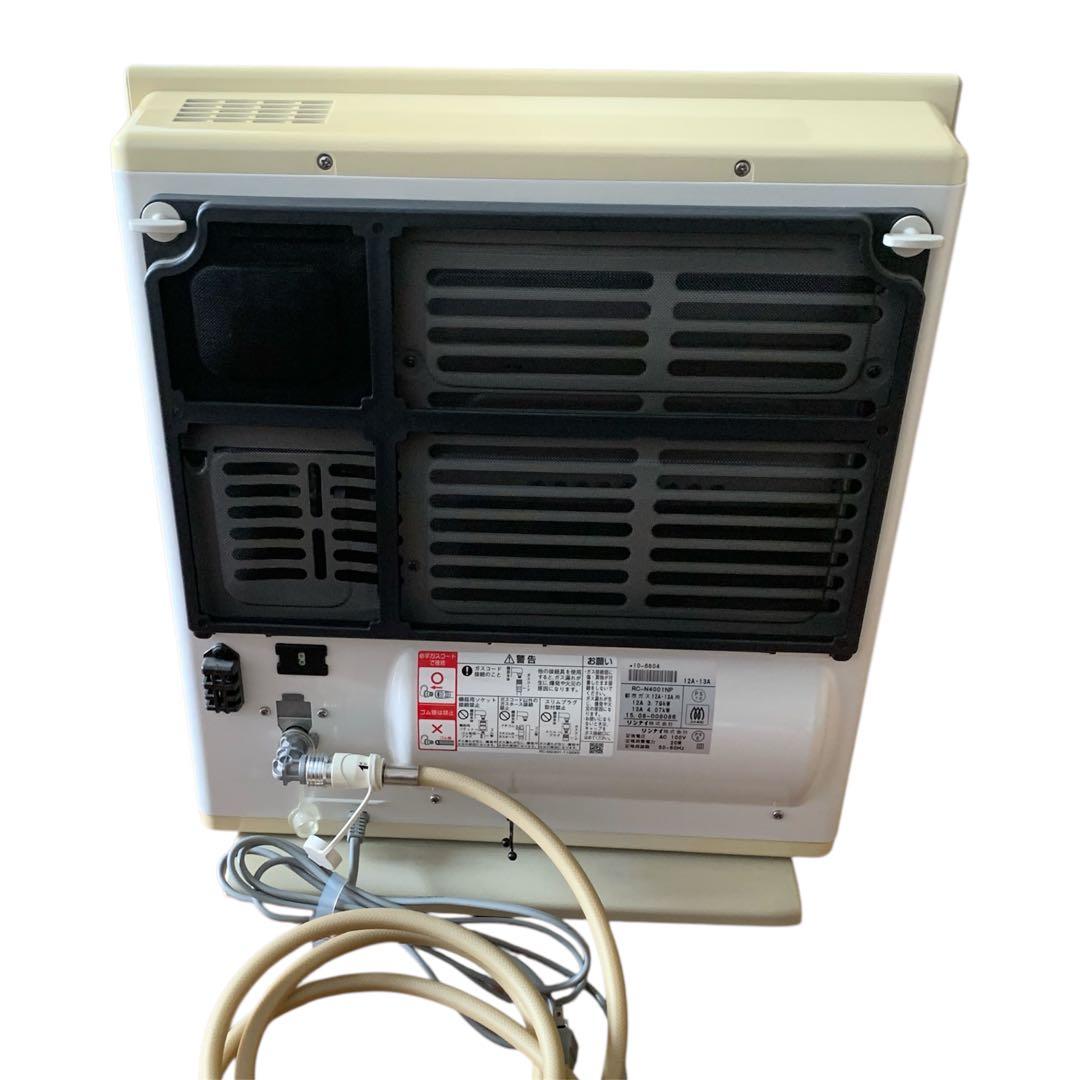 [新品未使用品]すぐ暖かいTOHO GAS ガスファンヒーターホワイト 白