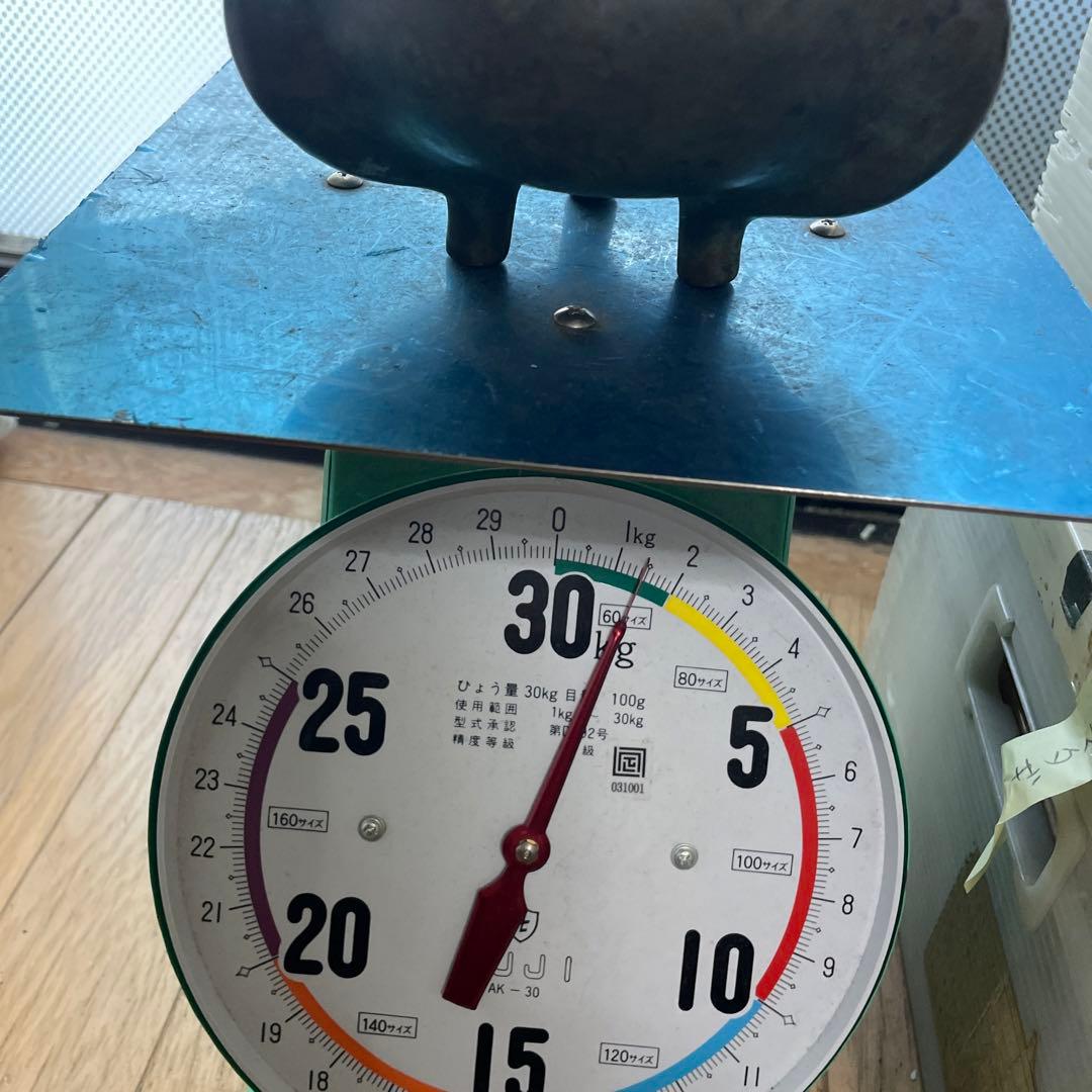 時代物　古銅香炉　 斑紫銅　在名あり5