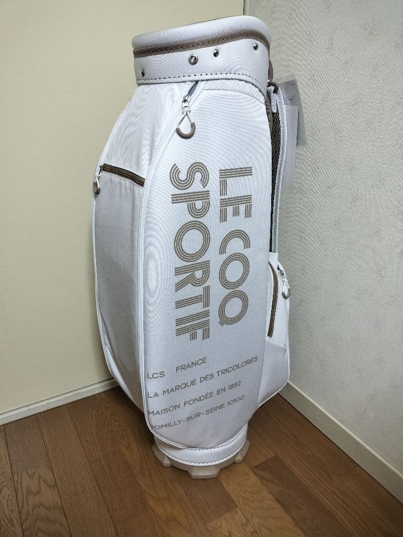 【新品】ルコック レディース　キャディバッグ ホワイト　ルコックスポルティフ