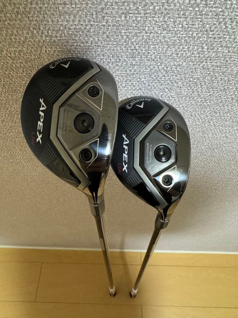 2025年モデル apex uw 23度 19度 セット