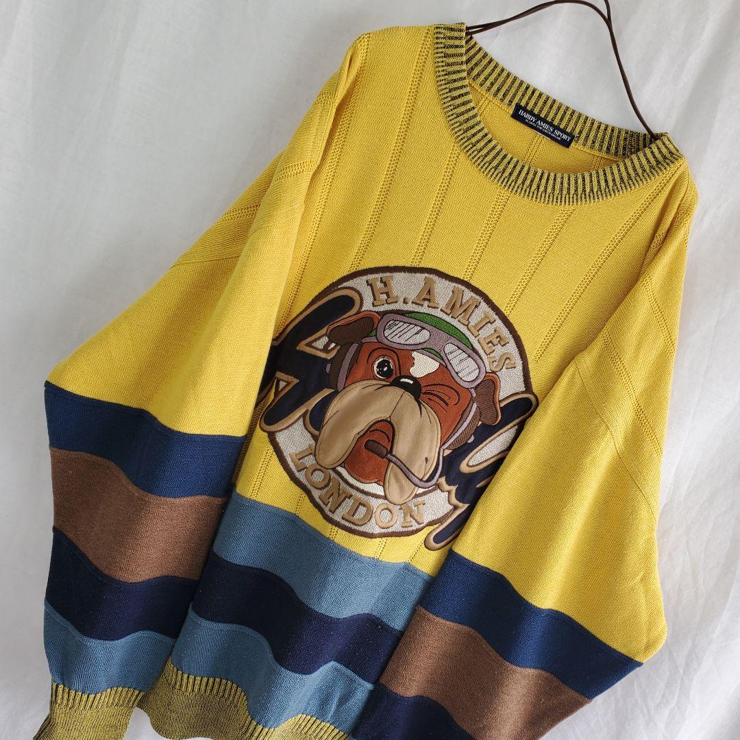 HARDY AMIES SPORT ハーディアエイミス セーター ニット イヌ - メルカリ