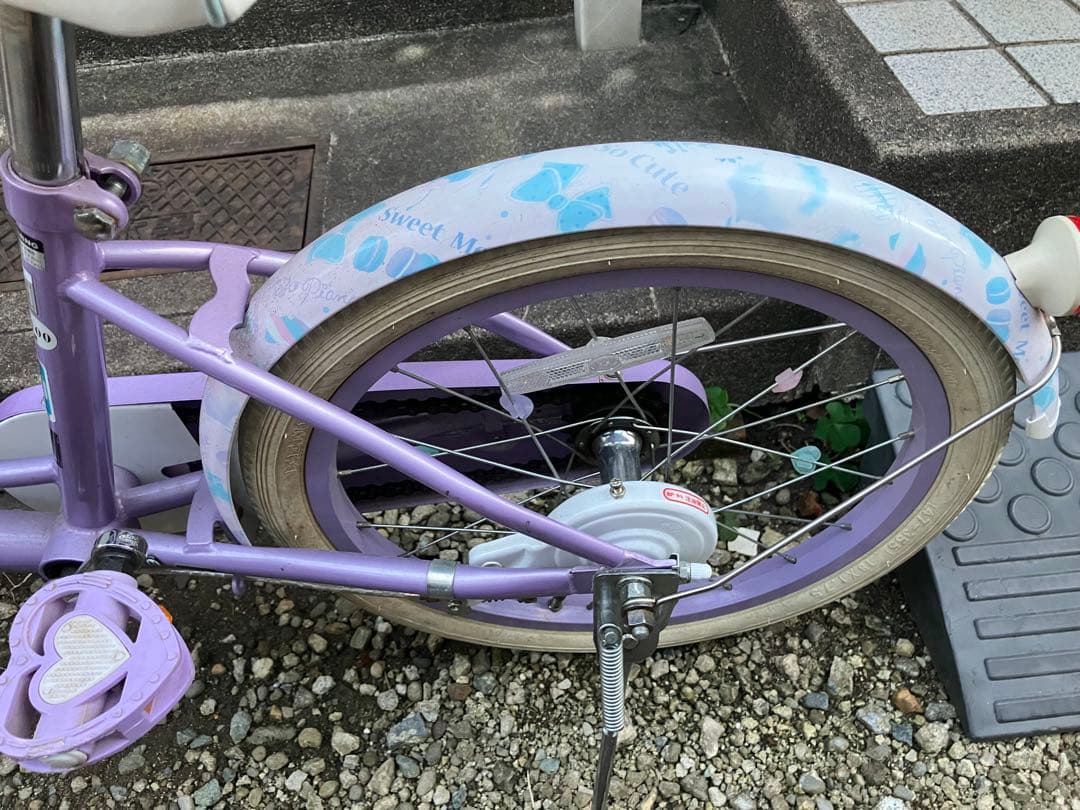里美松岡様専用) 子供用自転車 パープル メッゾピアノスイーツ 18インチ