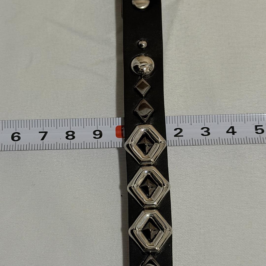 む*ほ様 ウルフズヘッド コムデギャルソン コラボ スタッズ　レザーブレスレット