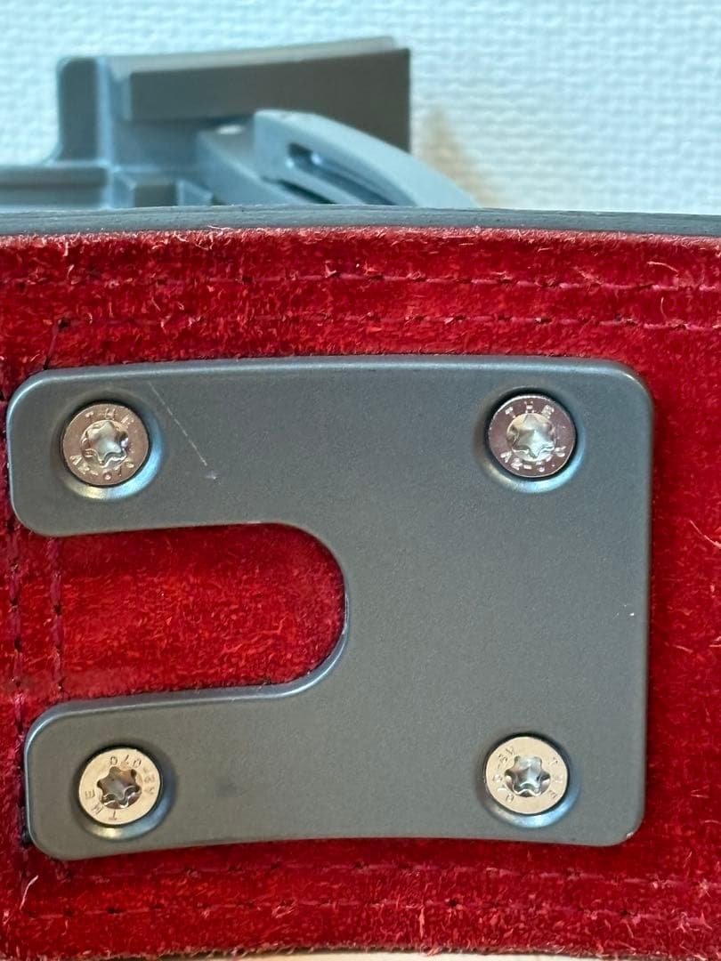 SBD POWERLIFTING トレーニングベルト ブラック/レッド