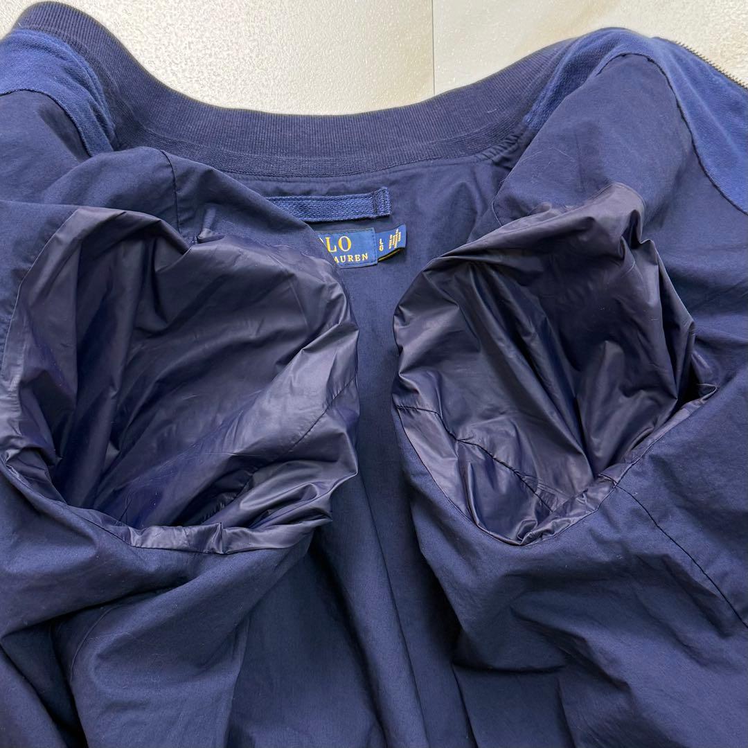 希少 ✨ポロ ラルフローレン リネン L-2B フライトジャケット ブルゾン L