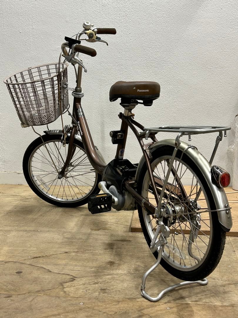 【ジャンク】Panasonic 電動アシスト自転車 前カゴ付き 20インチ