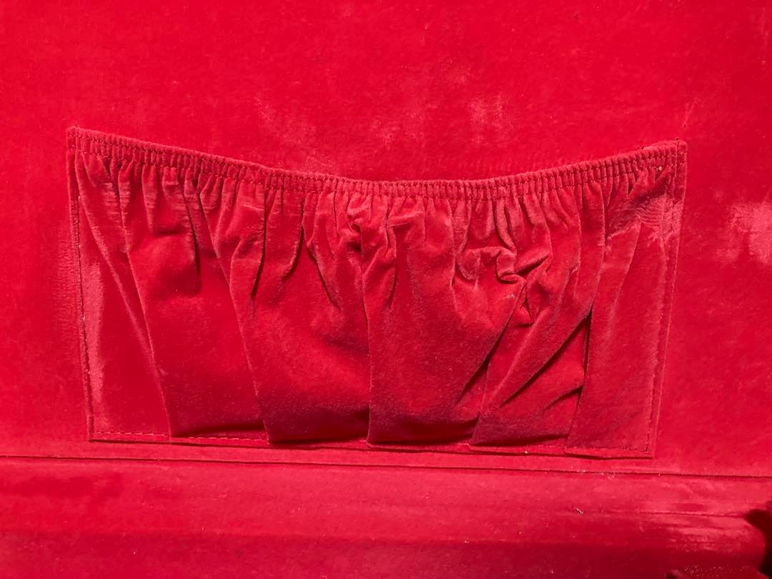 ち*ろ様 三線 本体 蛇皮 黒と金　人口革　ケース　鍵付き