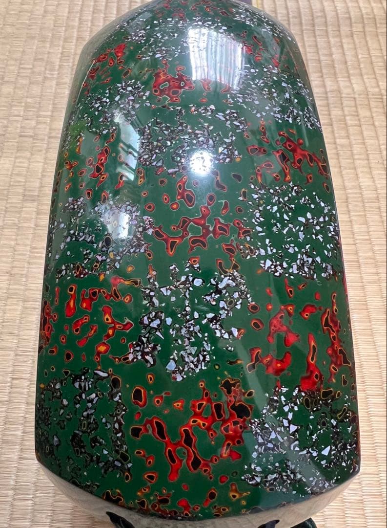 津軽三味線　高級紅木 金細 綾杉胴 鼈甲 津軽塗胴掛 両面新皮　美品