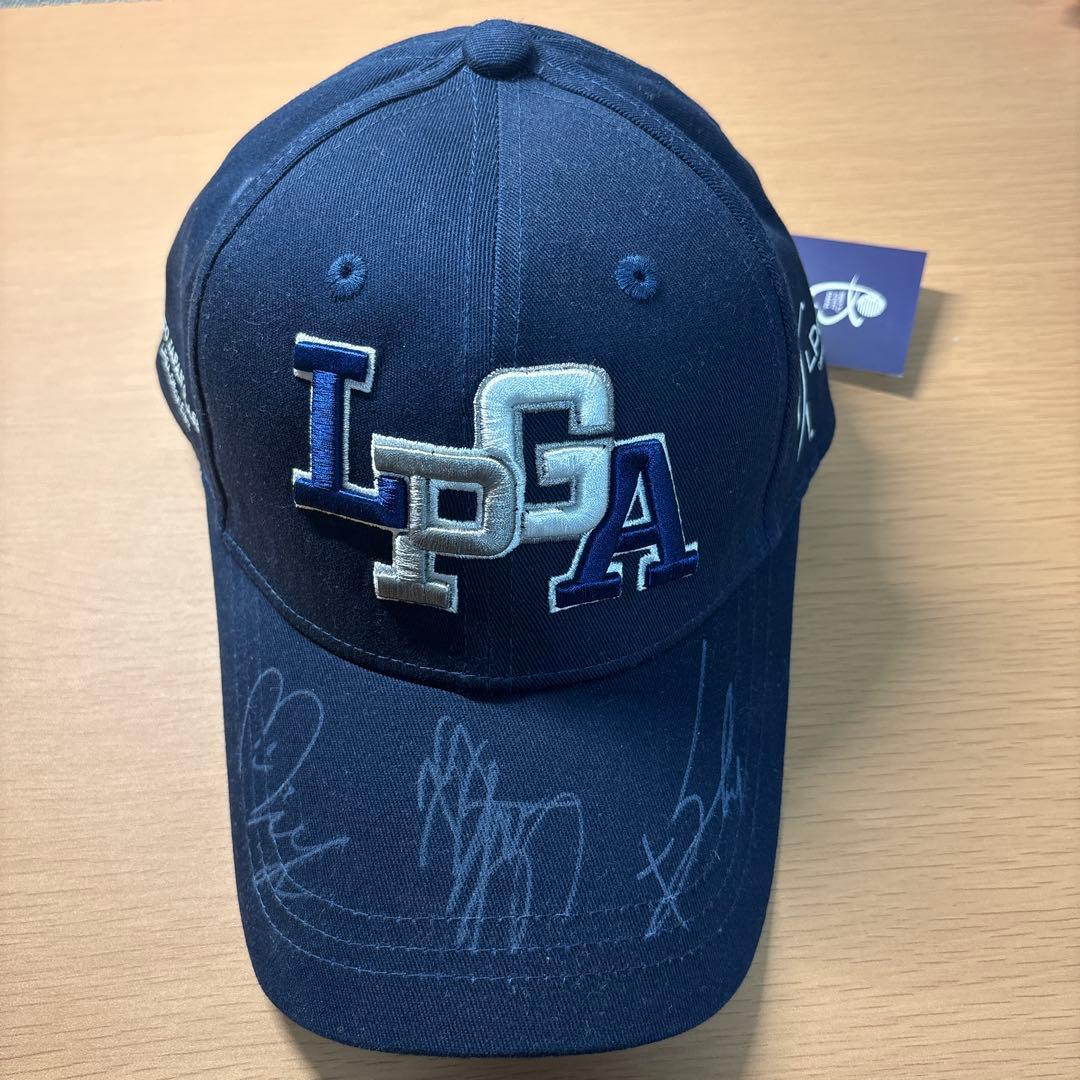 LPGA 直筆サイン入りキャップ 2025年TOTO JAPAN CLASSIC - メルカリ