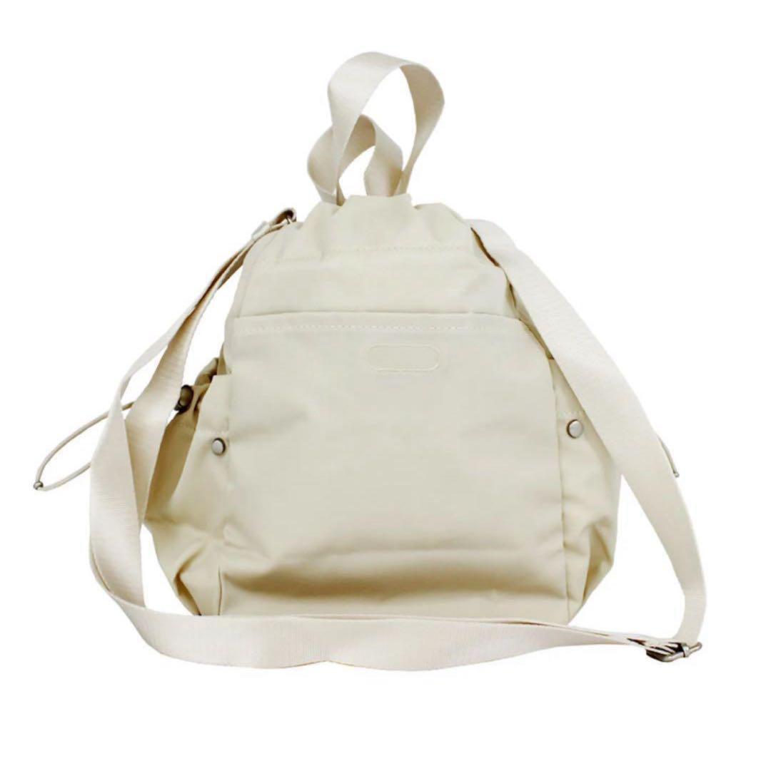 ホワイトレーベル　ノースフェイス　 『ボニーバケットバッグミニ』人気色　クリーム