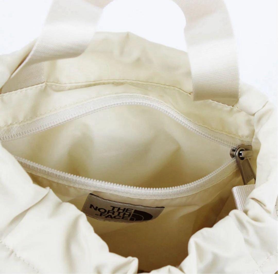 ホワイトレーベル　ノースフェイス　 『ボニーバケットバッグミニ』人気色　クリーム