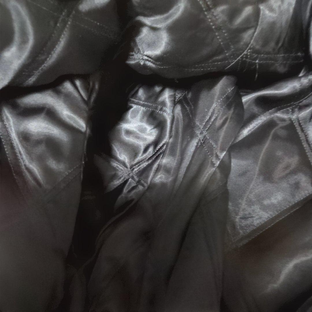 ELLE スタジャン 異素材 アーチロゴ レザー 刺繍 Lサイズ ELLE Lサイズ