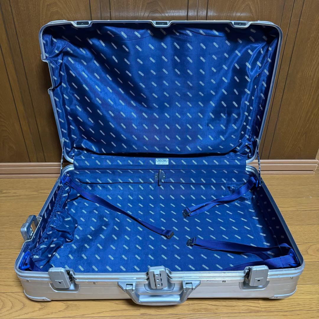 RIMOWA リモワ スーツケース 2輪 サイドハンドル 廃盤 青ロゴ - メルカリ