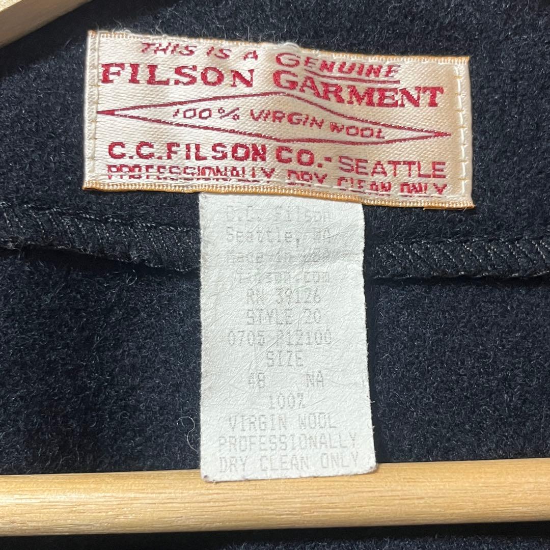 《FILSON》MACKINAW WOOL VEST NAVY 48