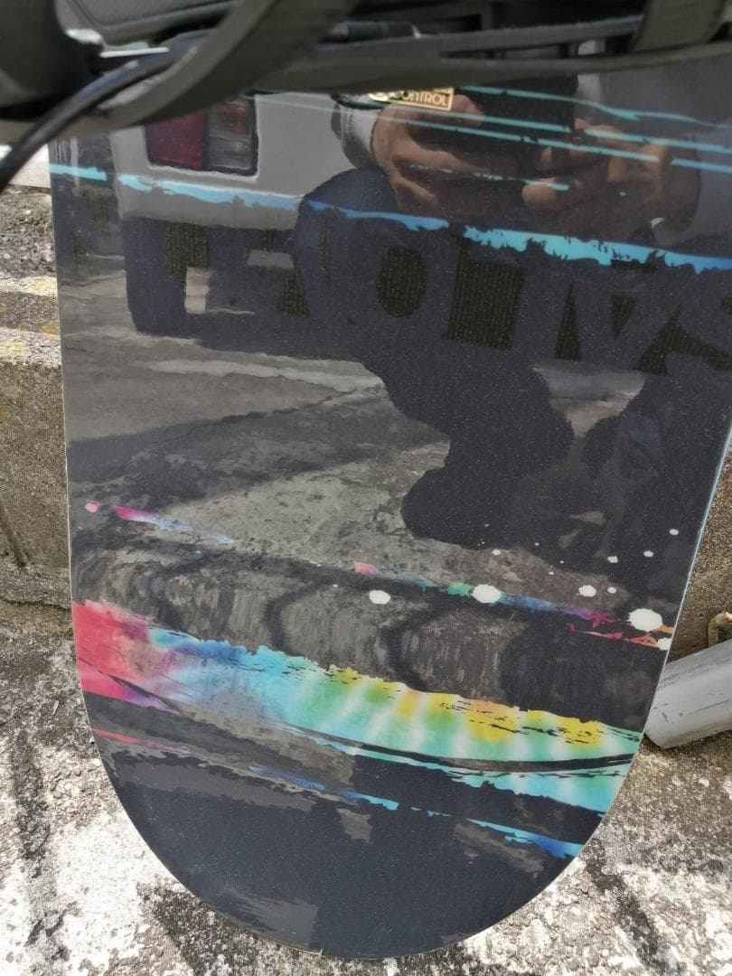 SALOMON シークエンス158カラフル スノーボード ビンディング付き