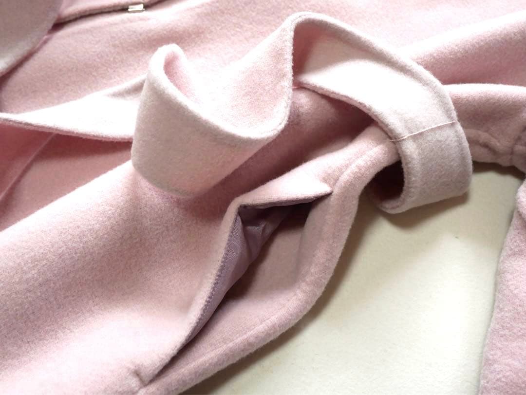 FRAY I.D カシミヤ混BALLIリバーコート ピンク系