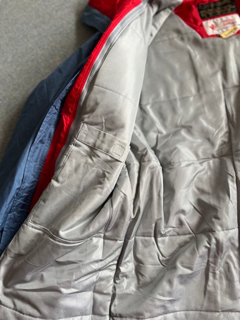 希少レア！DESCENTE 90s カナダスキーチーム ナイロンロングコート