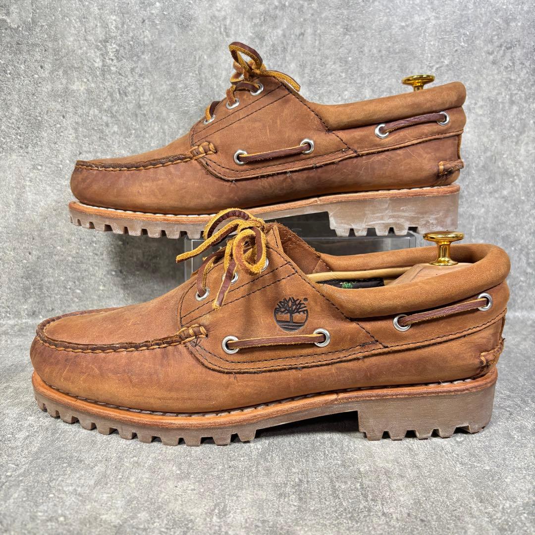 【極美品】Timberland デッキシューズ 3eye モカシン 26㎝