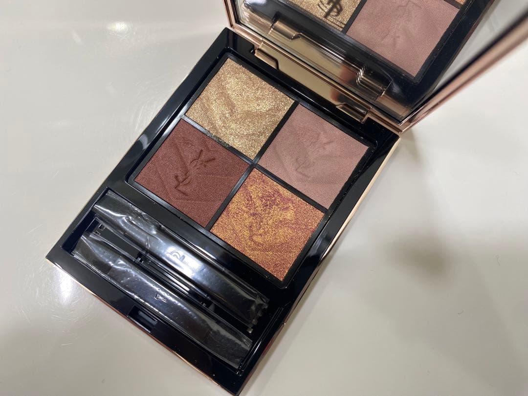 【極美品】イヴサンローラン クチュールミニクラッチ 825 バーニングデザイア