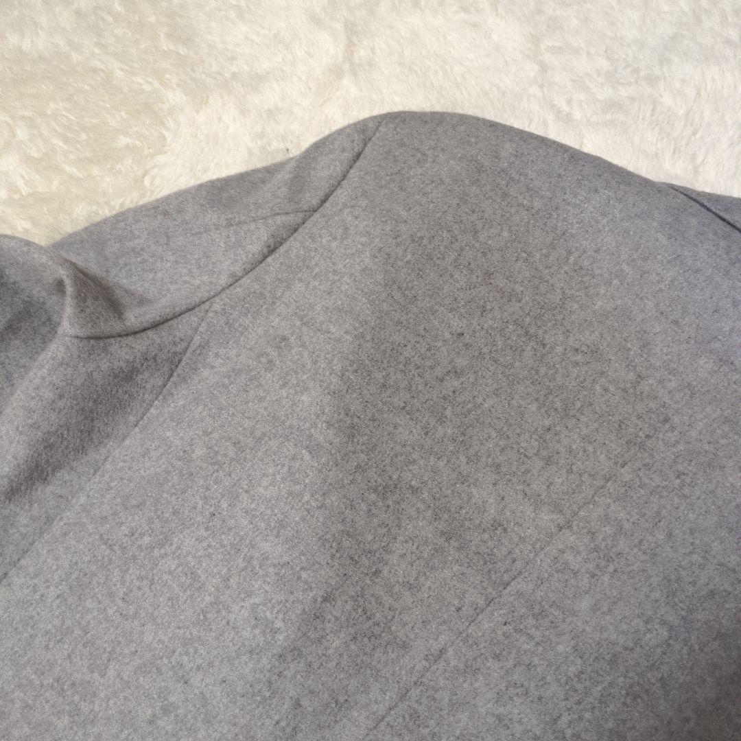 ブラックレーベルクレストブリッジ　チェスターコート　グレー　m カシミヤ