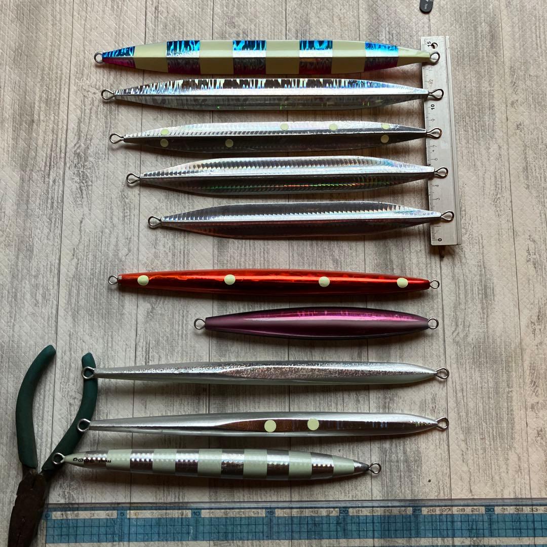 ボ*ン様 300g メタルジグ 10本 ブルータイドオーシャン、シーフロアC.シ