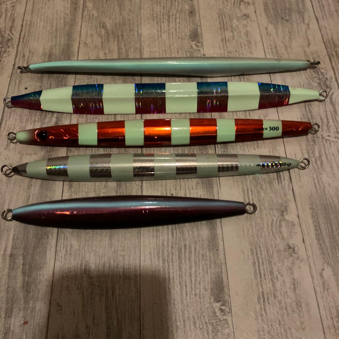 ボ*ン様 300g メタルジグ 10本 ブルータイドオーシャン、シーフロアC.シ