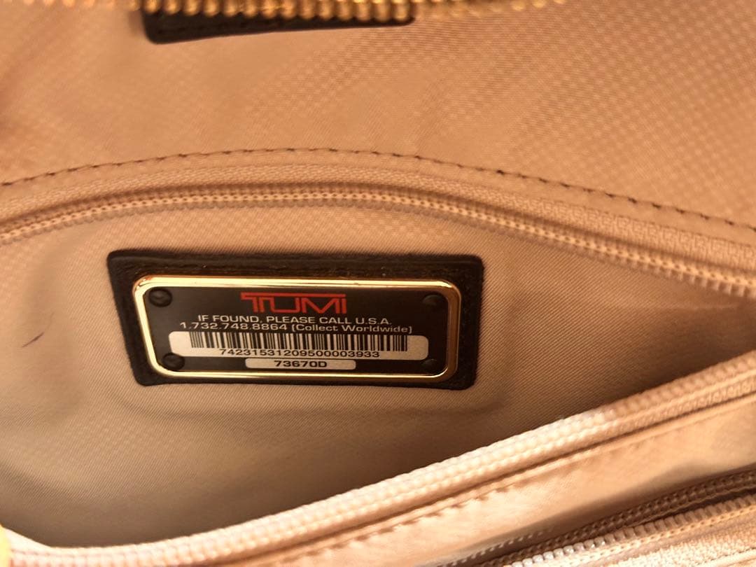 TUMI 黒 リュック・バックパック