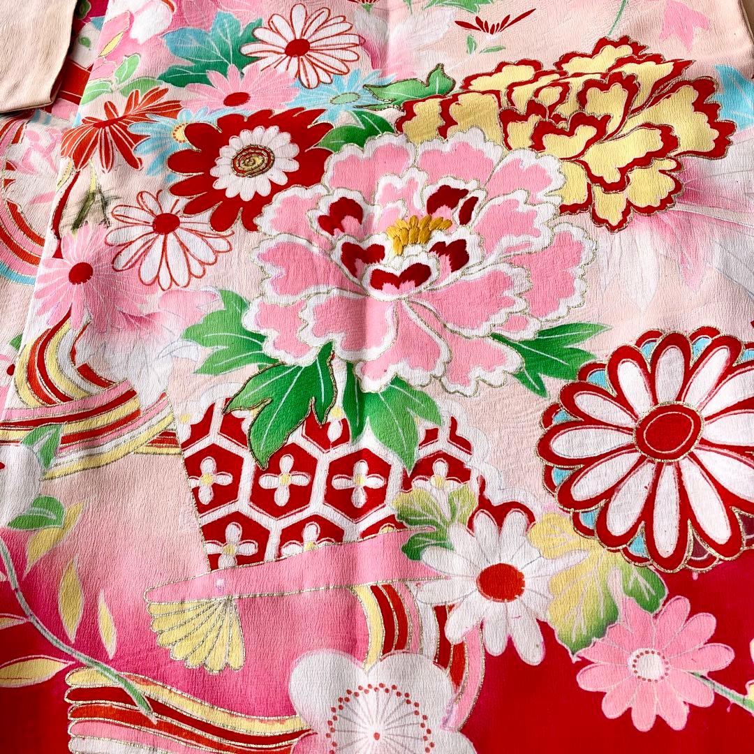 アンティーク　女の子　子供着物　NO6