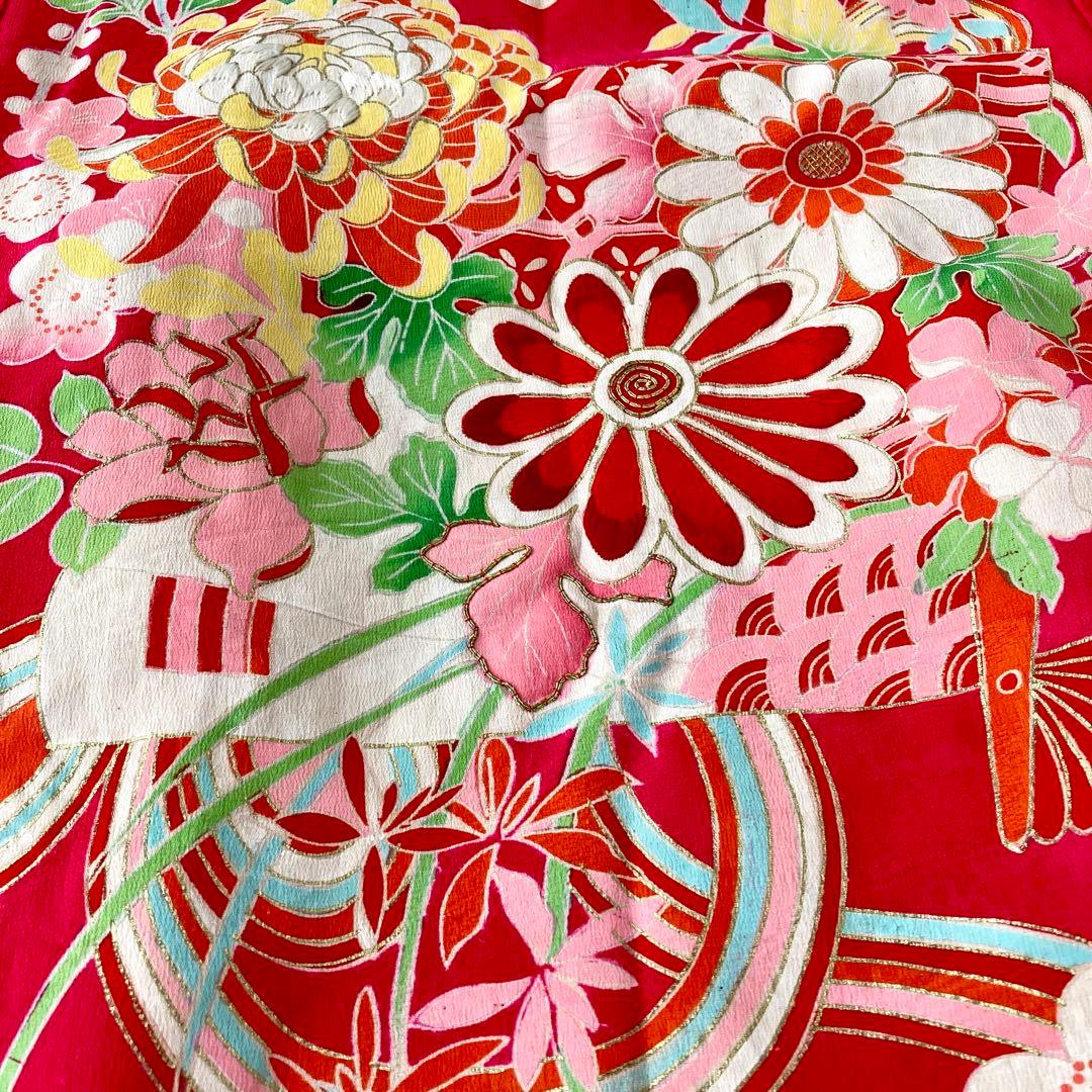 アンティーク　女の子　子供着物　NO6