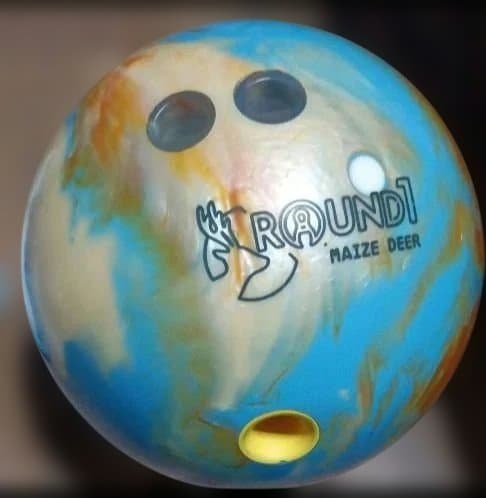 ROUND1 MAIZE DEER ボウリングボール シューズ 2点セット-売れ筋特価品
