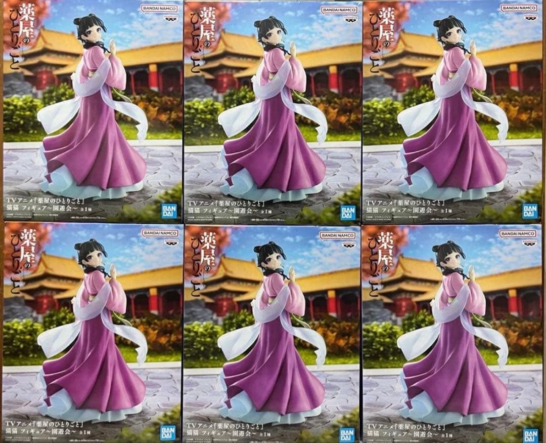 薬屋のひとりごと 猫猫 フィギュア 園遊会 6体セット