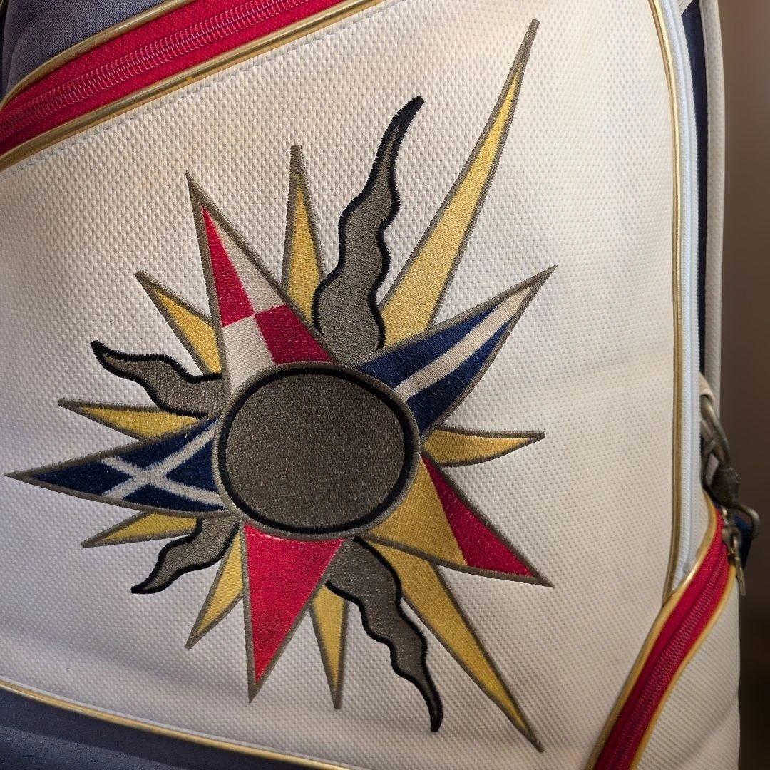 タバコ臭付着・黄ばみ色あせ汚れ切れ擦れ有りジャンボ尾崎プロ太陽