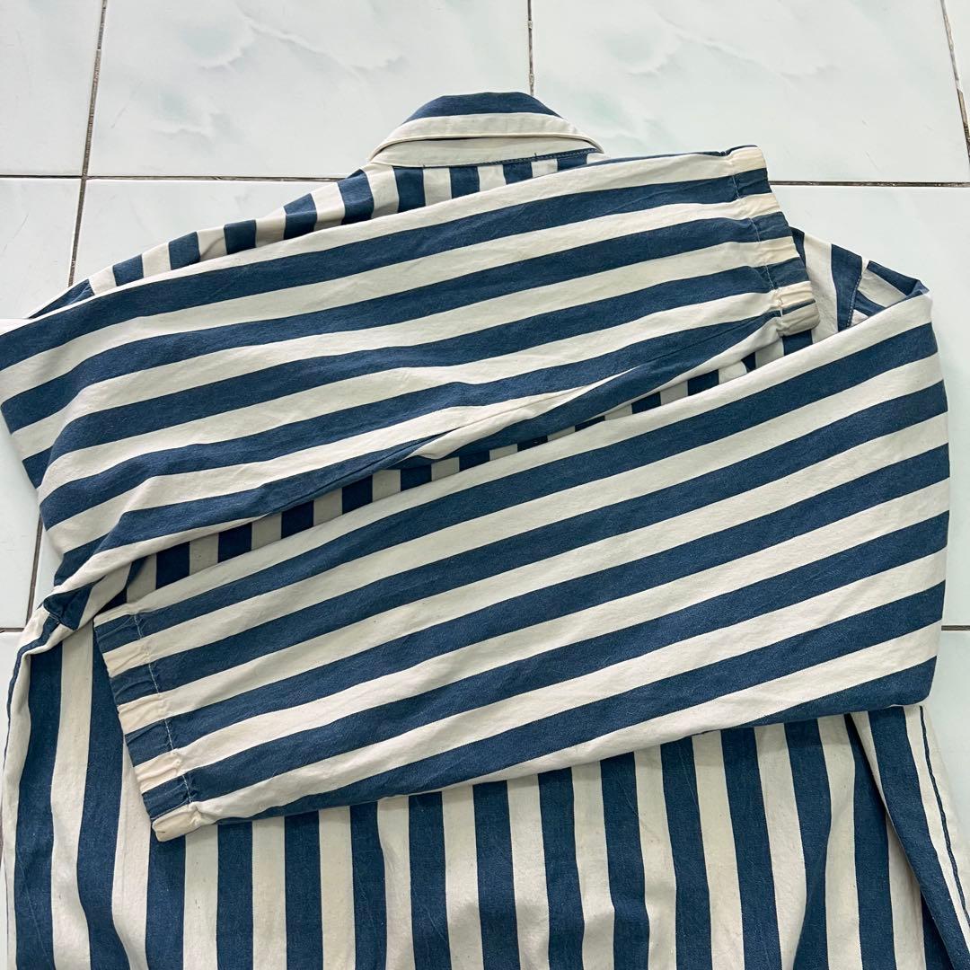 90s S スイングトップ チンスト ラルフ　縦ストライプ　シンガポール製