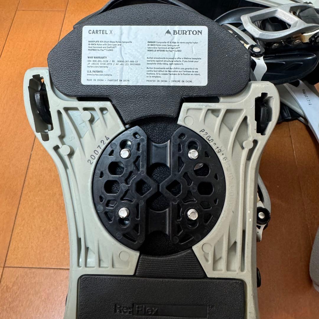 美品　BURTON CARTEL X スノーボード　バインディング　S