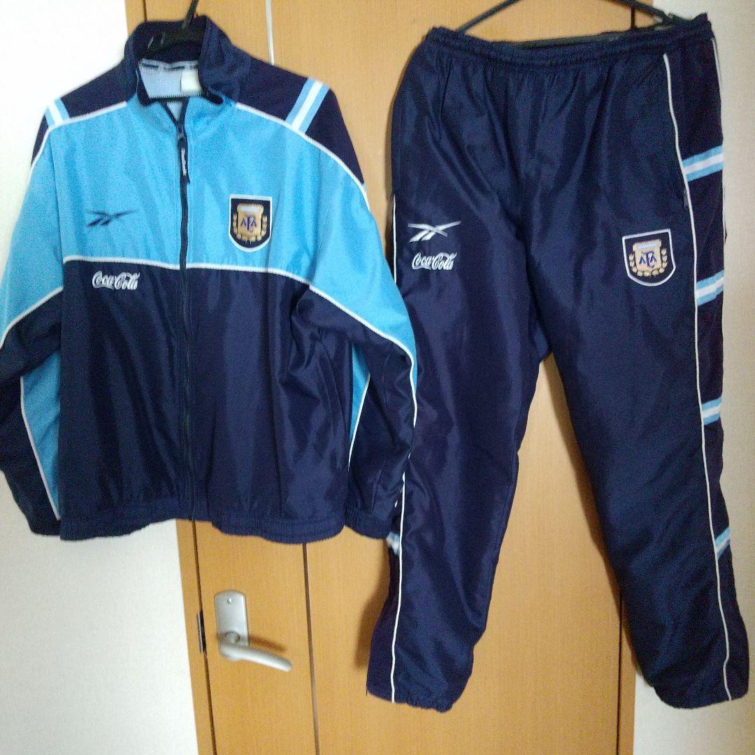 アルゼンチン代表 リーボック ジャージ上下 コカ・コーラ スポンサー付