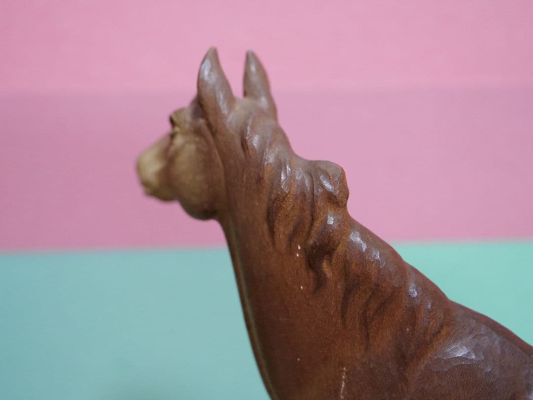 onmun　希少　馬　木彫り　工藤敬三作　昭和七年　置物　一点物　彫刻