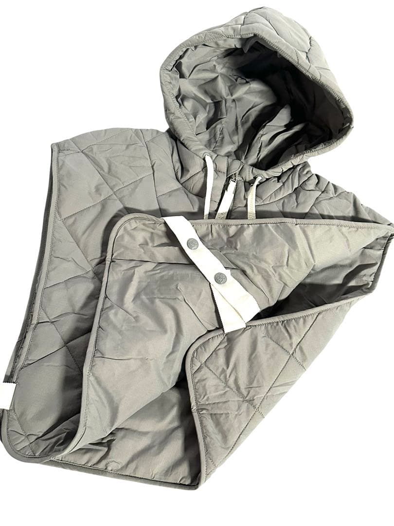 新品未使用新作G/FOREジーフォアレディーキルティングベストsizeMグレー