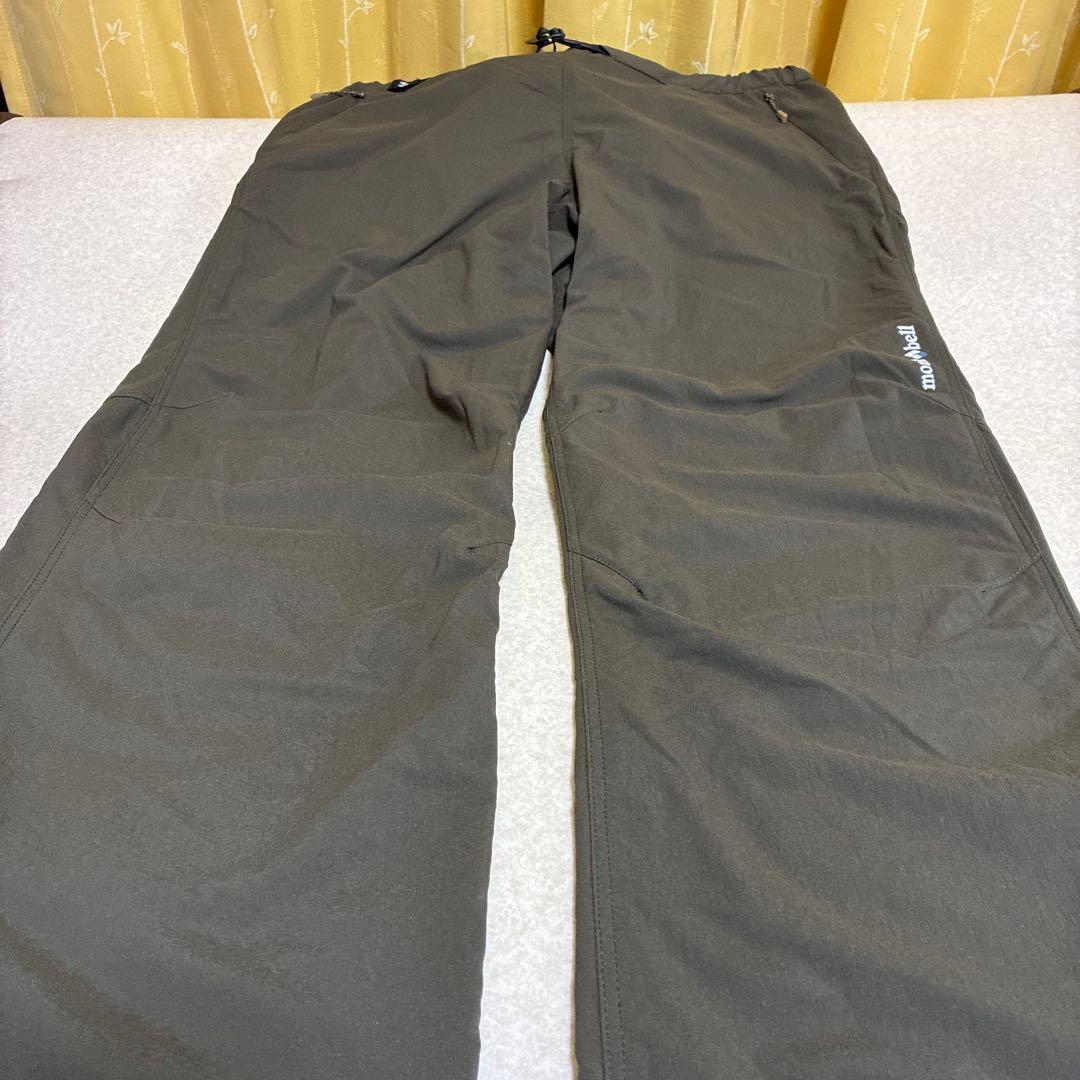 未使用 モンベル サイクルライニングパンツ Men's L ブラックオリーブ