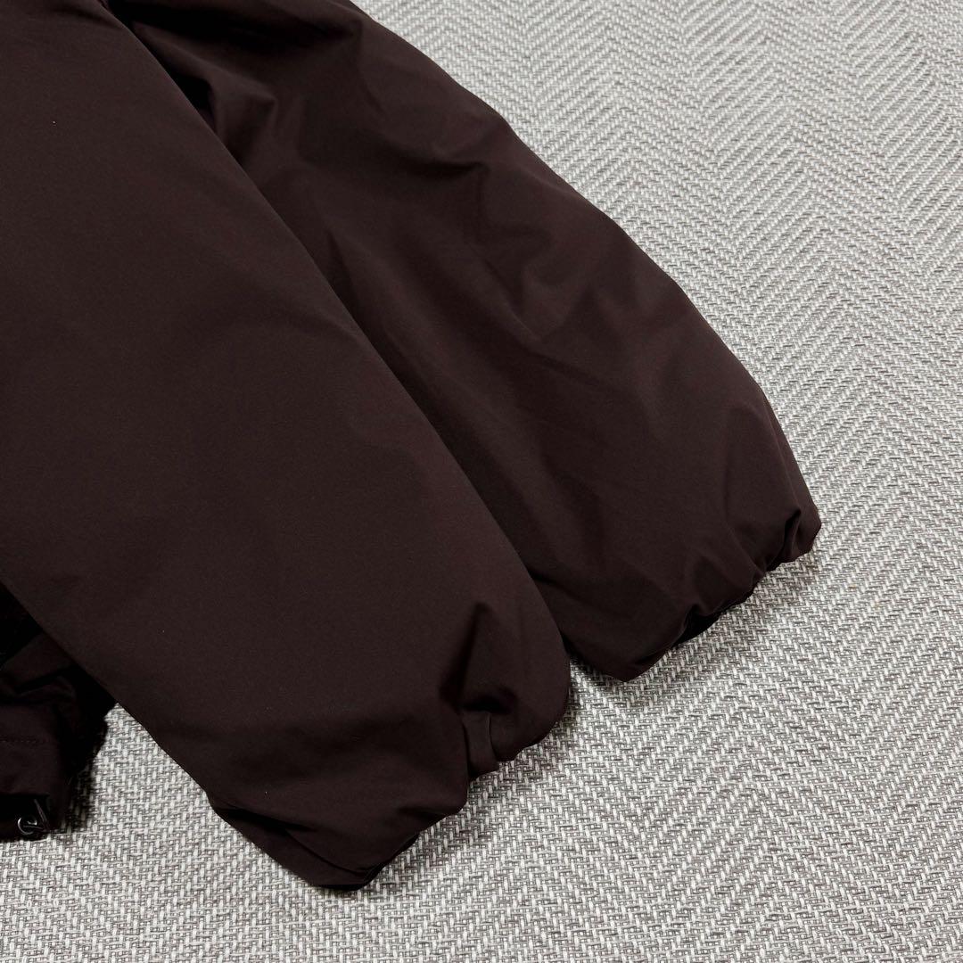 極美品 ブレム ファイヤーマン ボリューム 中綿ブルゾン 700フィル ブラウン