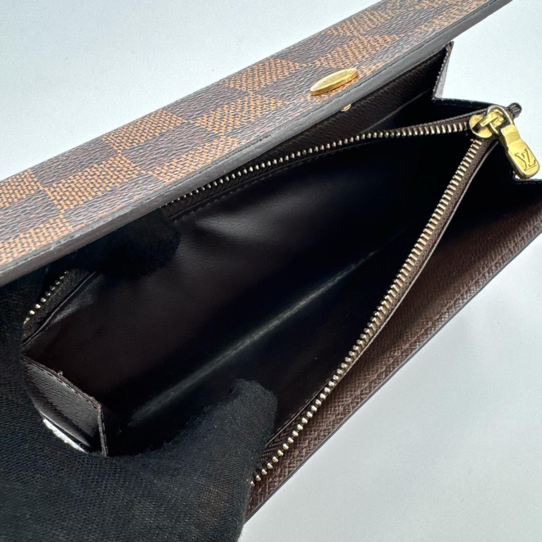 ルイヴィトン ポルトフォイユ サラ ダミエ エベヌ 長財布 N61734