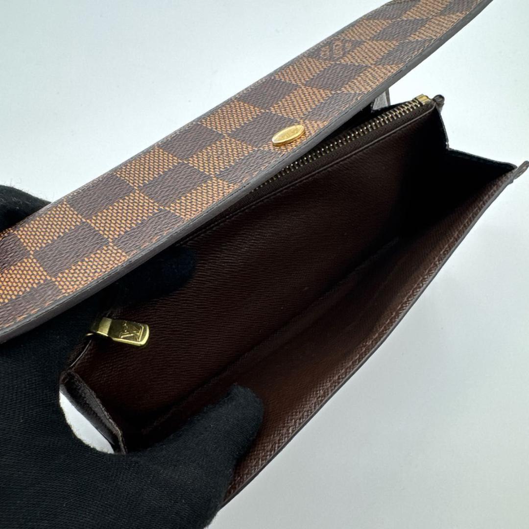 ルイヴィトン ポルトフォイユ サラ ダミエ エベヌ 長財布 N61734