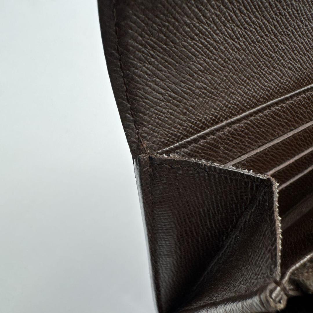 ルイヴィトン ポルトフォイユ サラ ダミエ エベヌ 長財布 N61734